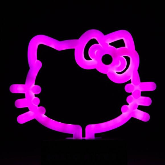 Sanrio Hello Kitty Silhouette Neon Light Lamp - Picture 5 of 8